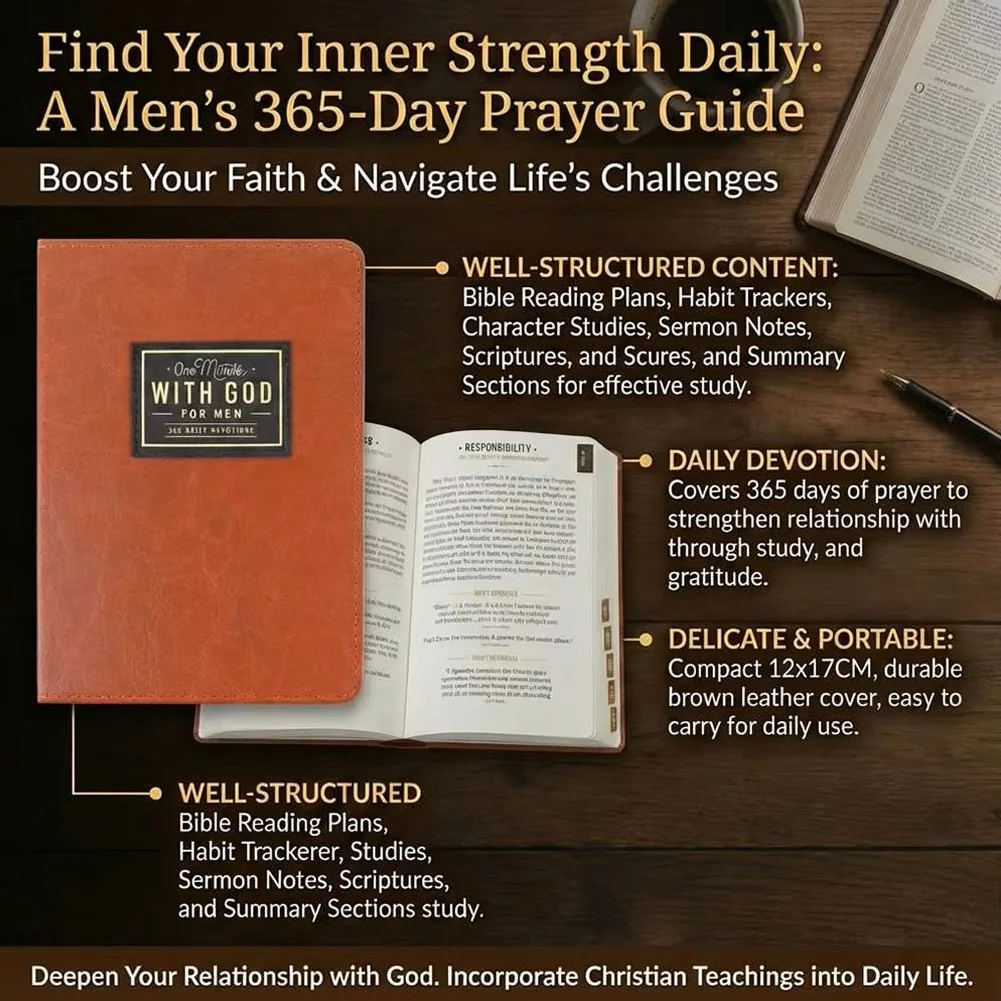 One Minute With God: 365-Day Daily Prayer Book for Men - Image 6