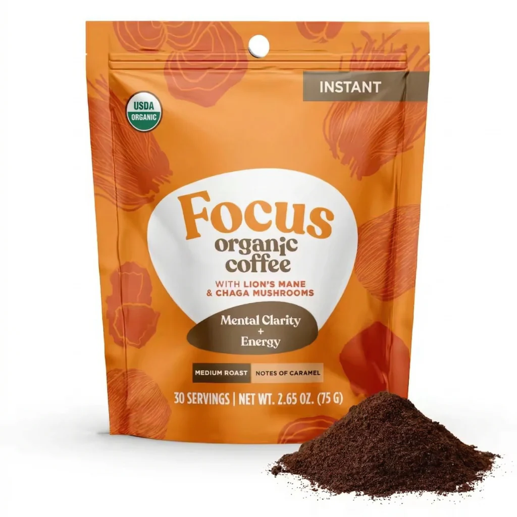 Organic Mushroom Instant Coffee Blend