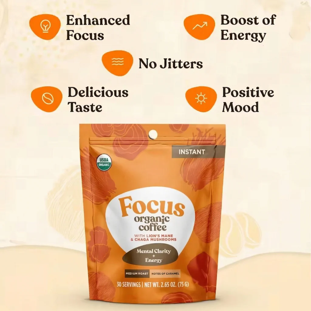 Organic Mushroom Instant Coffee Blend - Image 2