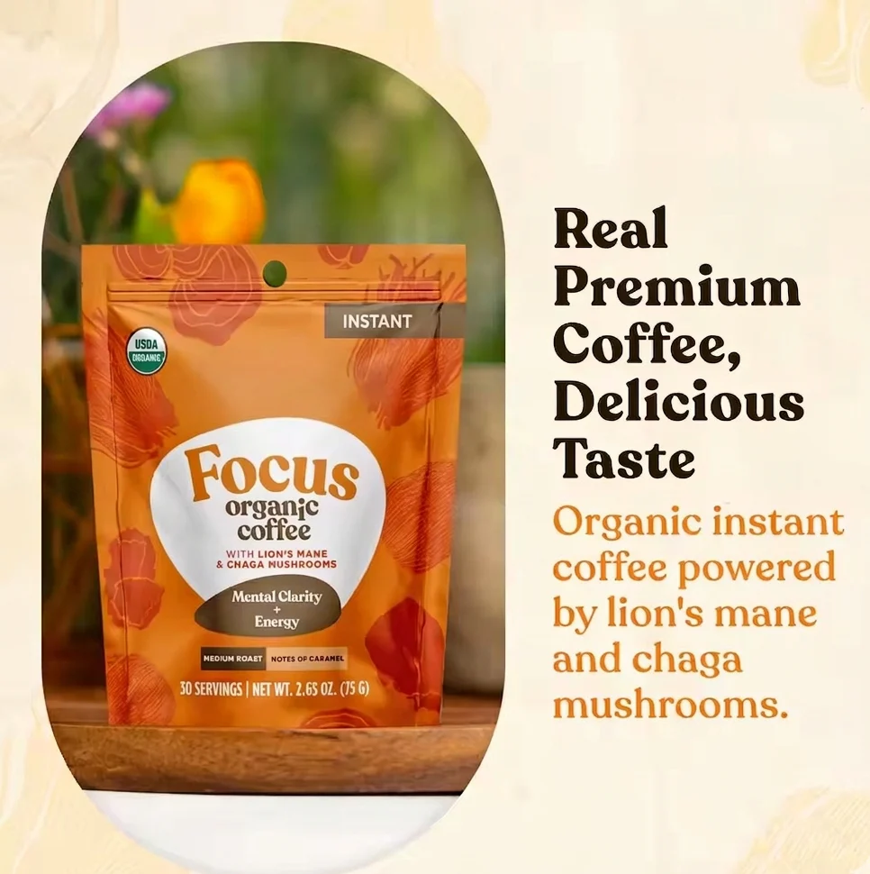 Organic Mushroom Instant Coffee Blend - Image 3