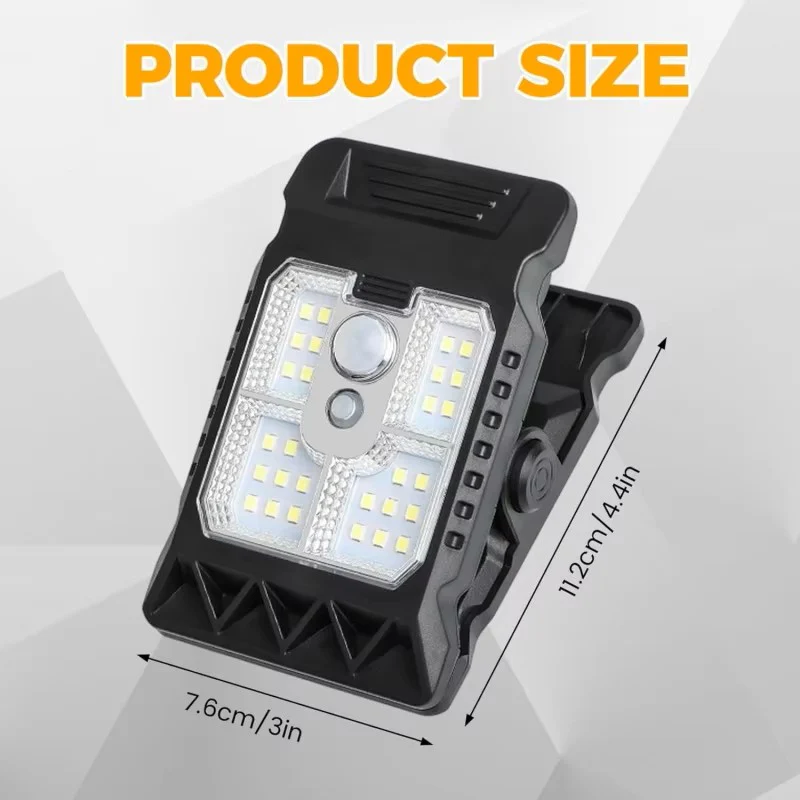 Outdoor Solar Clip-On Security Light β Waterproof Motion Sensor LED Lamp - Image 4