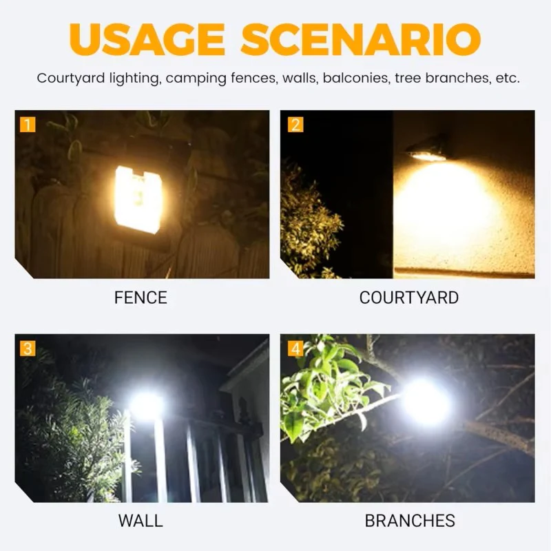 Outdoor Solar Clip-On Security Light β Waterproof Motion Sensor LED Lamp - Image 5