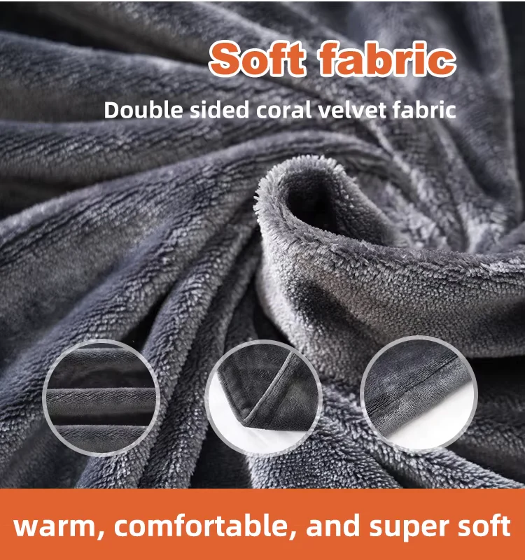 Portable 8-Zone Electric Heated Blanket Wrap – USB Powered Infrared Thermal Cape - Image 3
