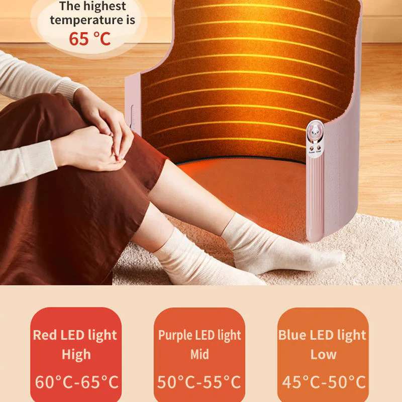 Portable Electric Radiant Heater – Energy-Saving 90W - Image 3