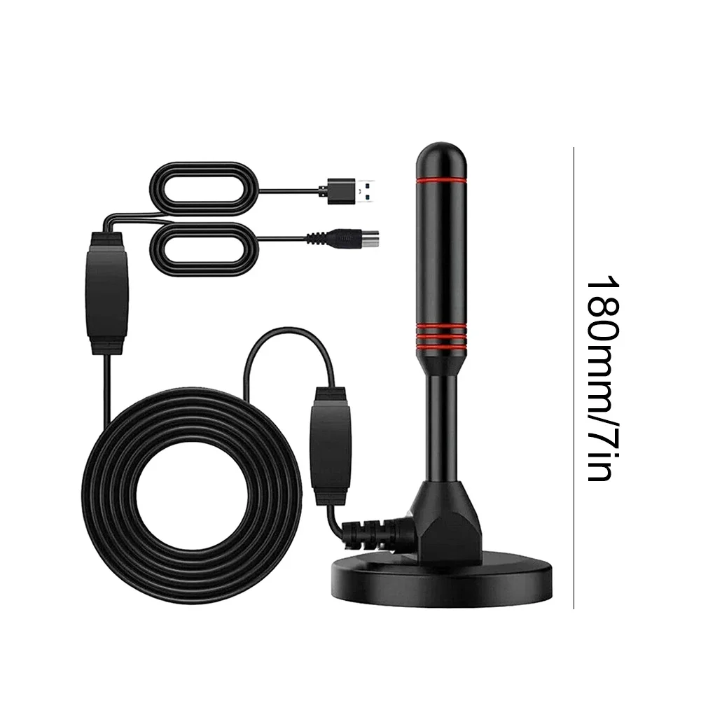 Portable HD Digital TV Antenna with Amplifier (Indoor & Outdoor, DVB-T2) - Image 8