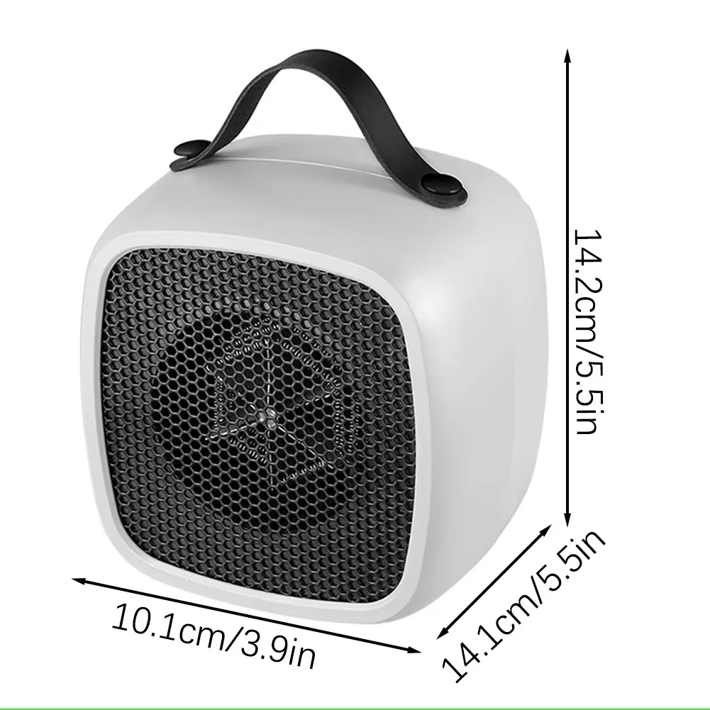 Portable Mini Desktop Heater - Ceramic Fast Heating Warmer Fan - Electric Heater for Indoor Office & Desktop Use - Image 3