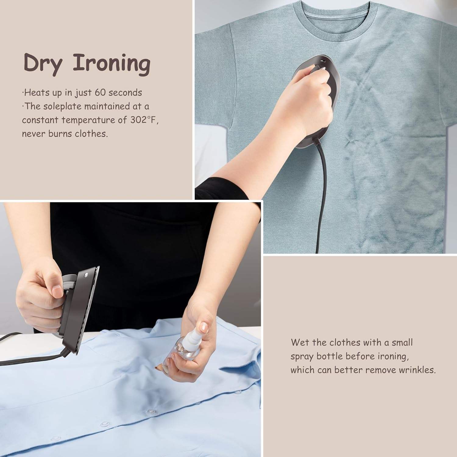Portable Mini Travel Iron for Clothes - Image 10