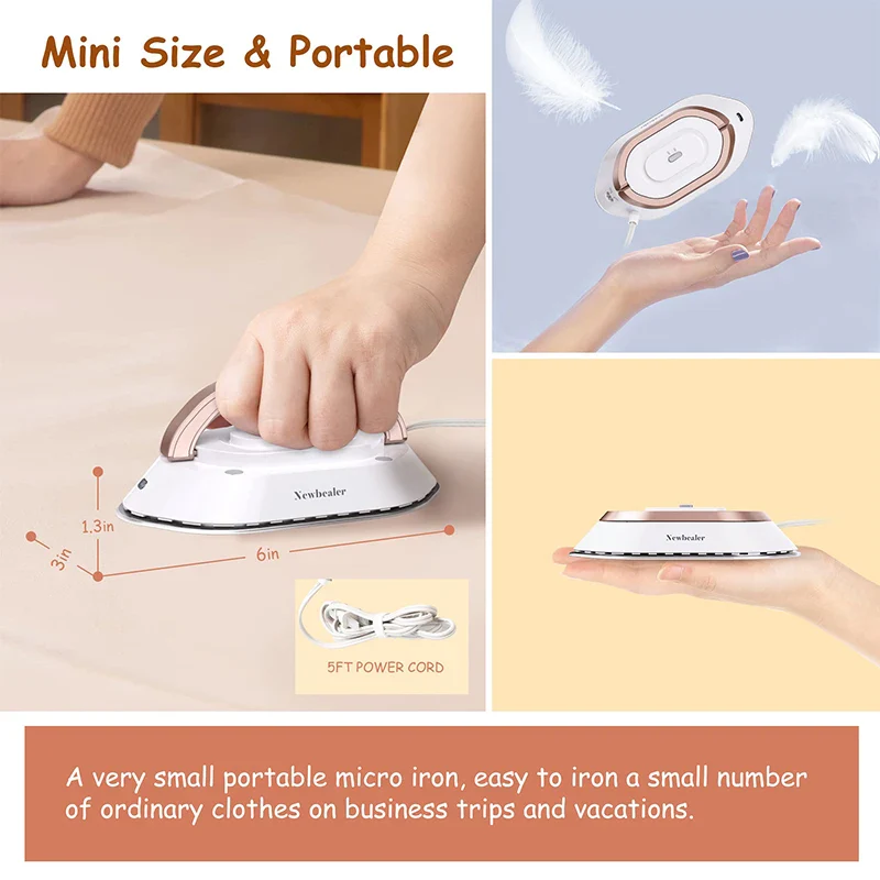 Portable Mini Travel Iron for Clothes - Image 5