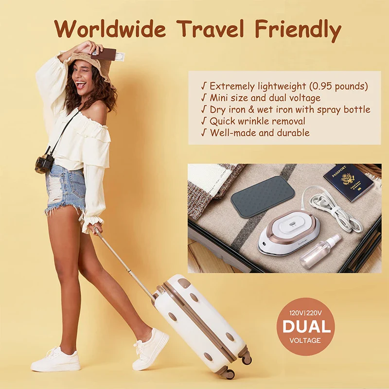 Portable Mini Travel Iron for Clothes - Image 7