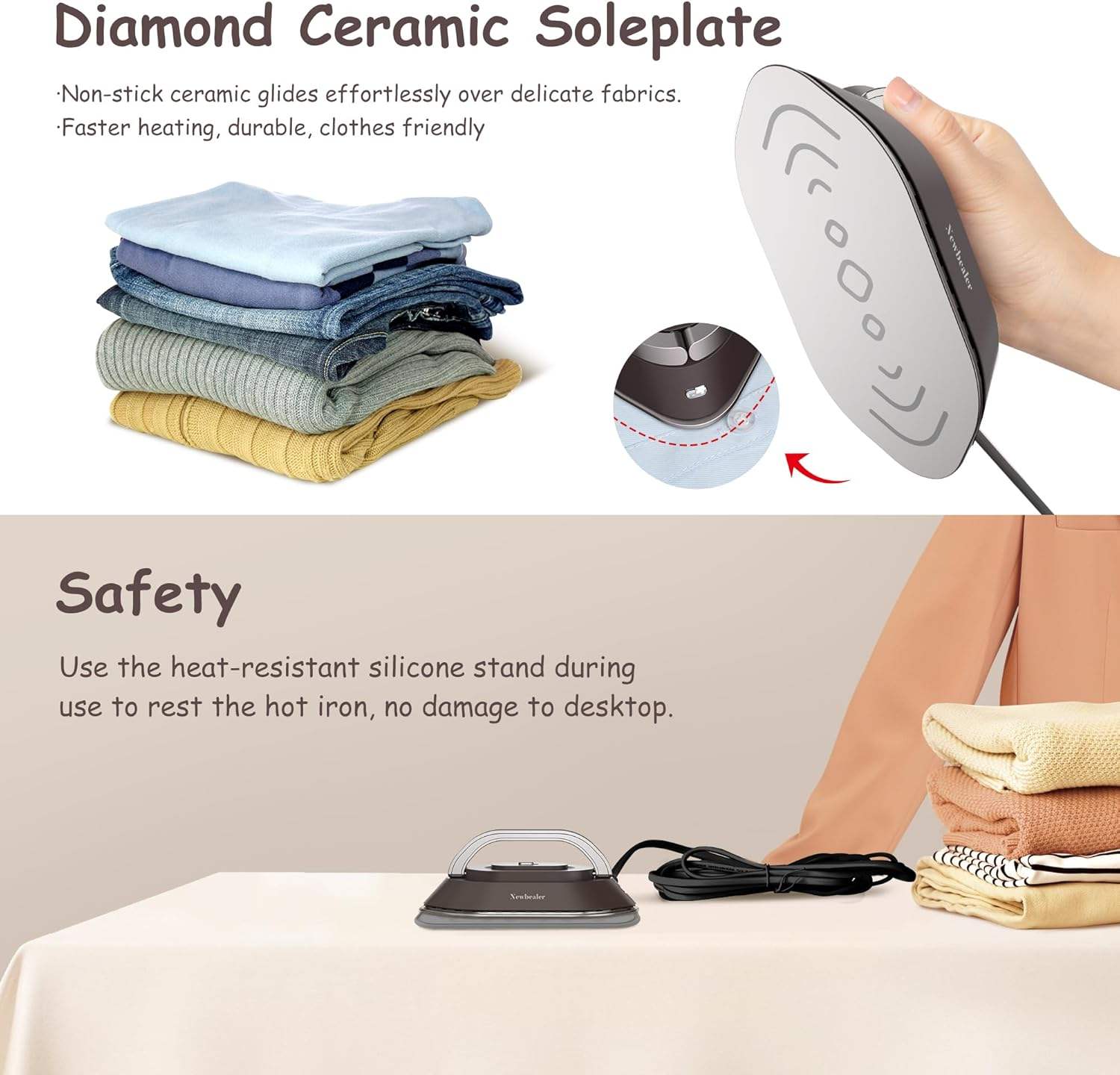 Portable Mini Travel Iron for Clothes - Image 8