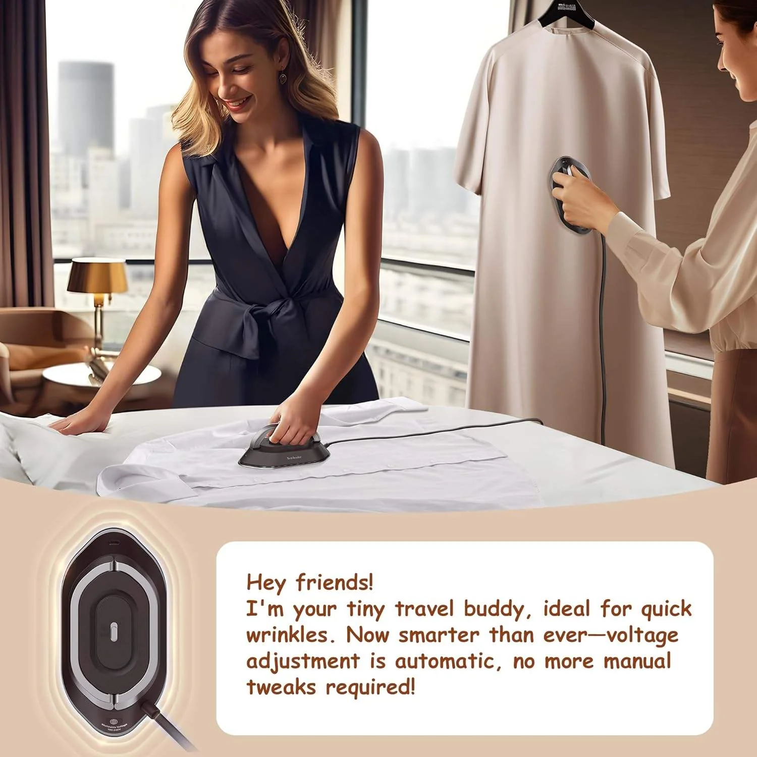 Portable Mini Travel Iron for Clothes - Image 9