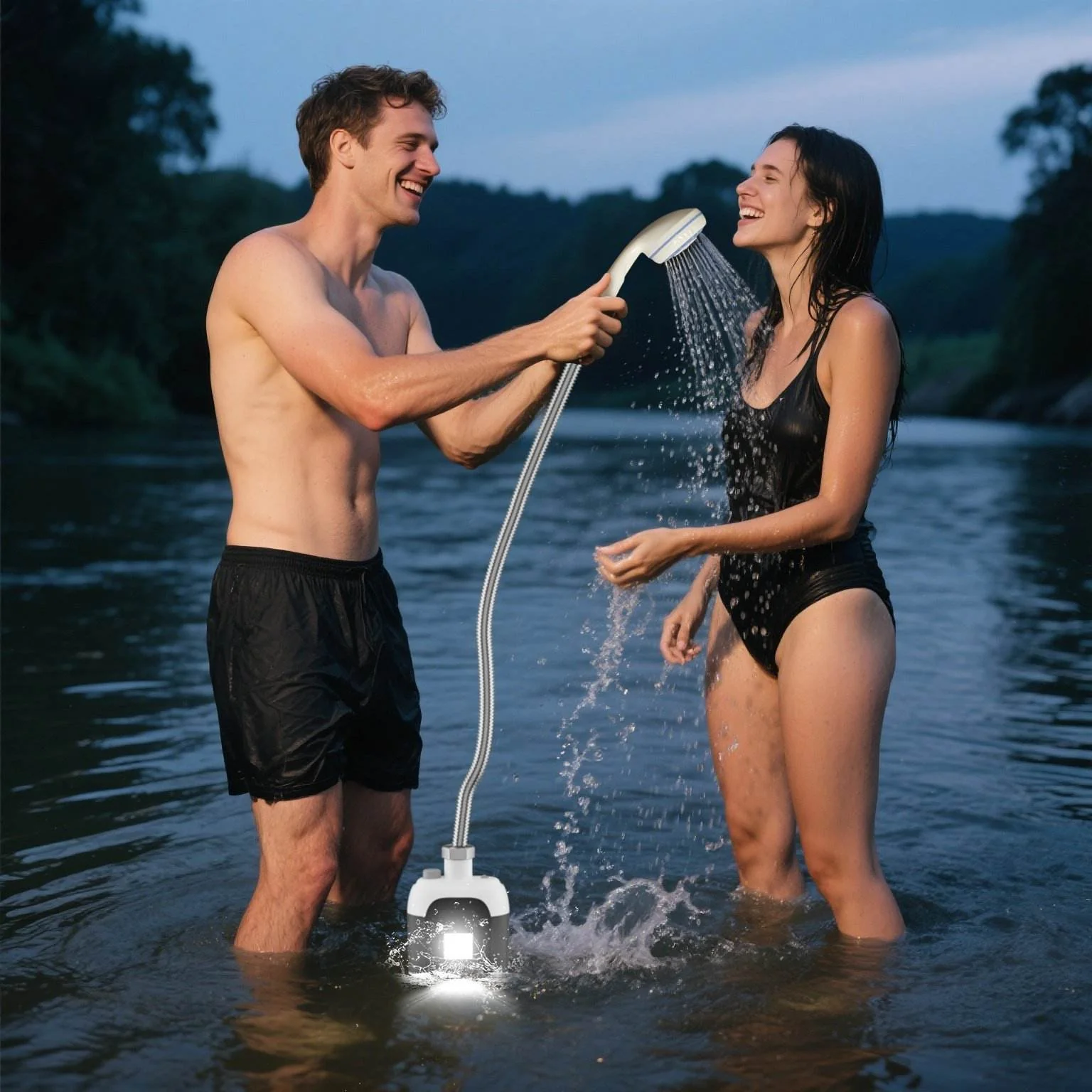 Portable Rechargeable Electric Camping Shower - Image 4