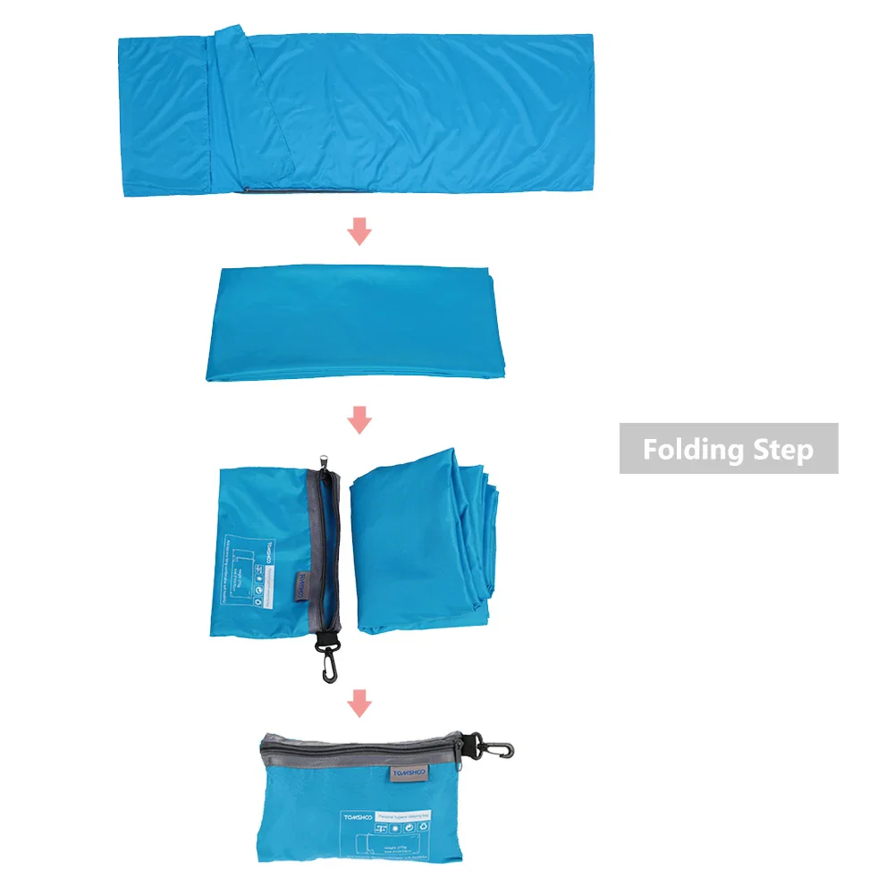 Portable Sleeping Bag Liner with Pillowcase for Travel & Camping - Image 4