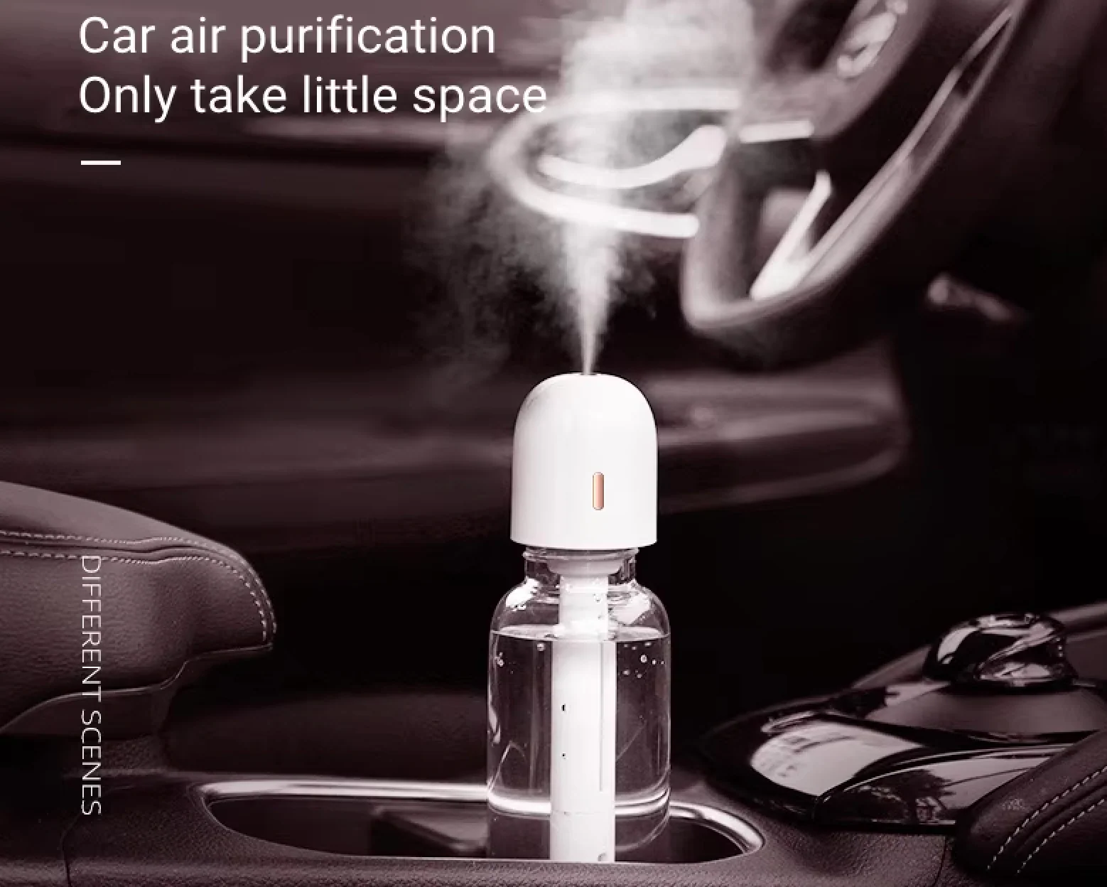 Portable Wireless Water Bottle Humidifier – Rechargeable Mini Air Diffuser & Cool Mist Maker - Image 5