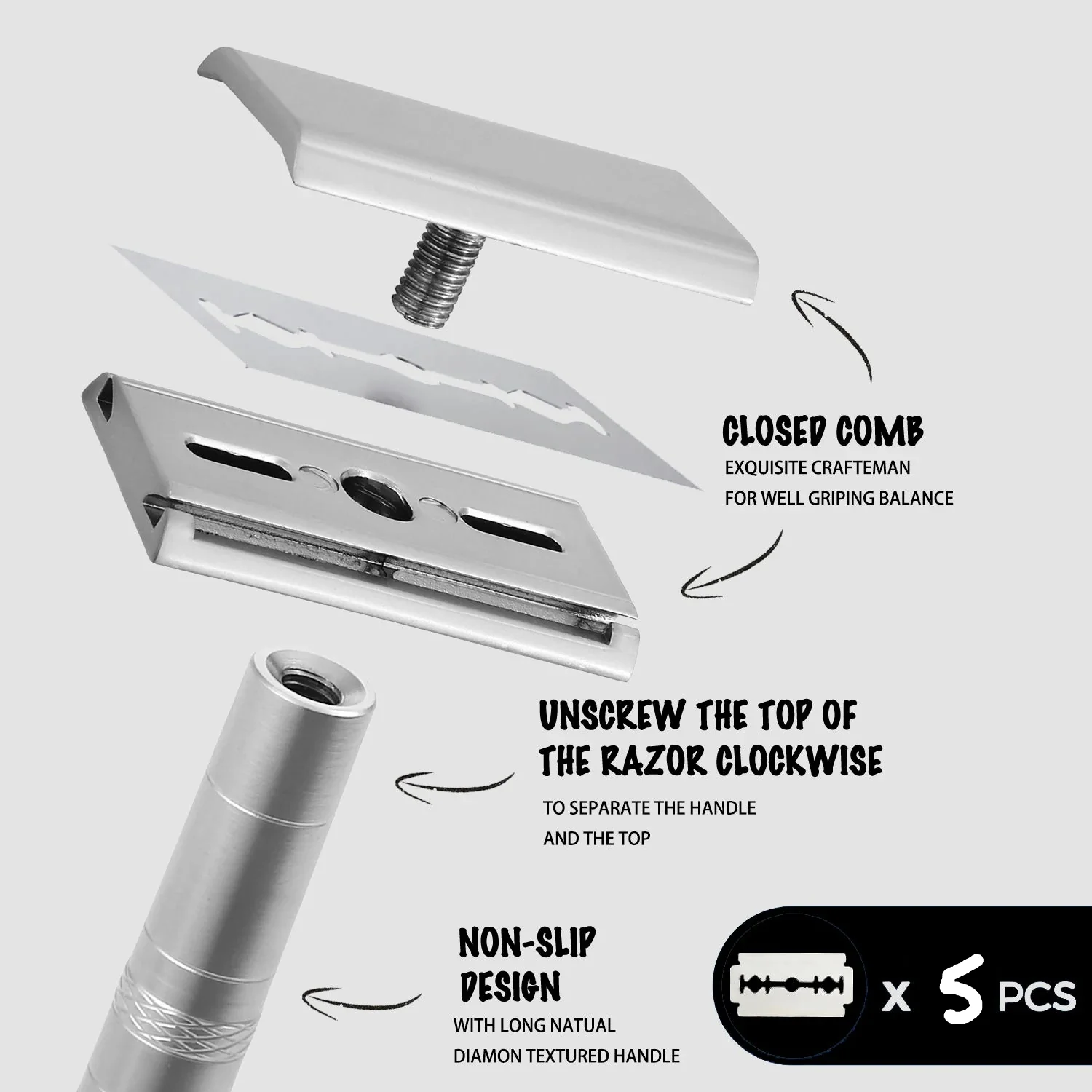 Precision Double-Edge Safety Razor