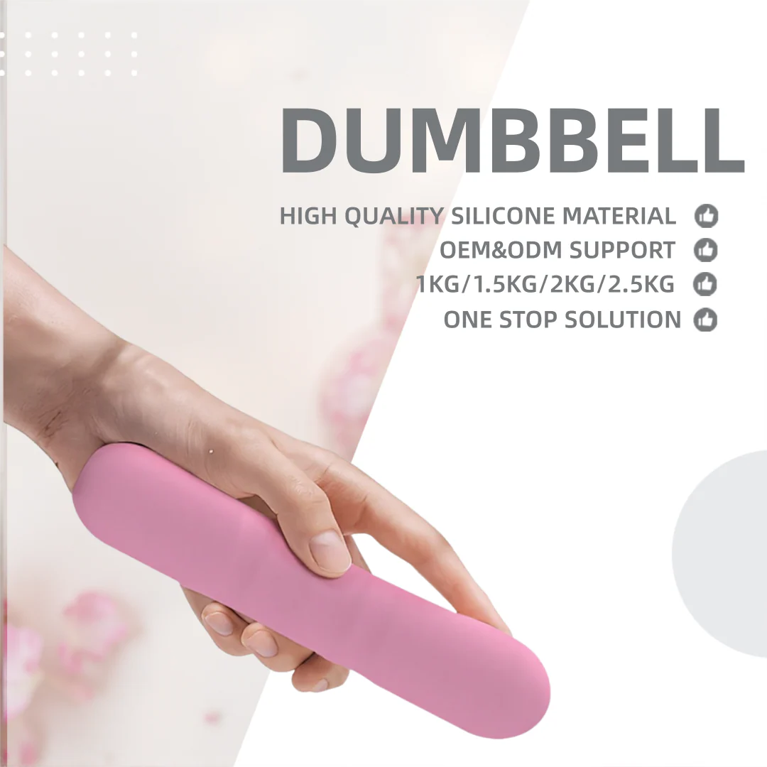 Premium Anti-Slip Silicone Dumbbells