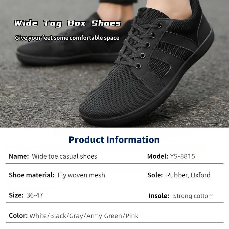 Premium Men's Wide-Toe Barefoot Sneakers - Image 2