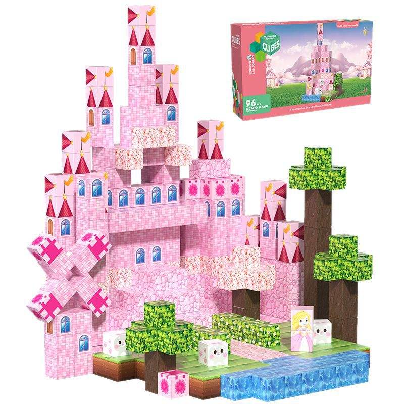 Princess Castle Magnetic Building Block Set