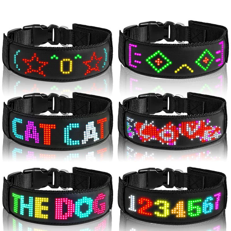 Programmable Waterproof LED Dog Collar Light – USB Rechargeable - Image 2