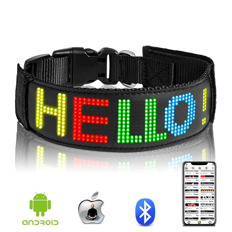 Programmable Waterproof LED Dog Collar Light – USB Rechargeable - Image 3