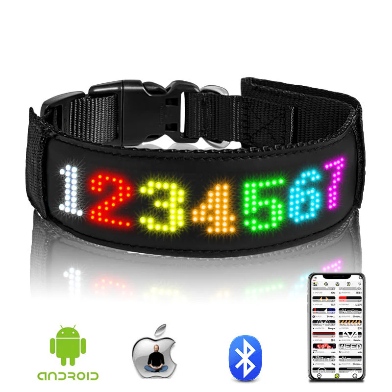 Programmable Waterproof LED Dog Collar Light – USB Rechargeable - Image 5