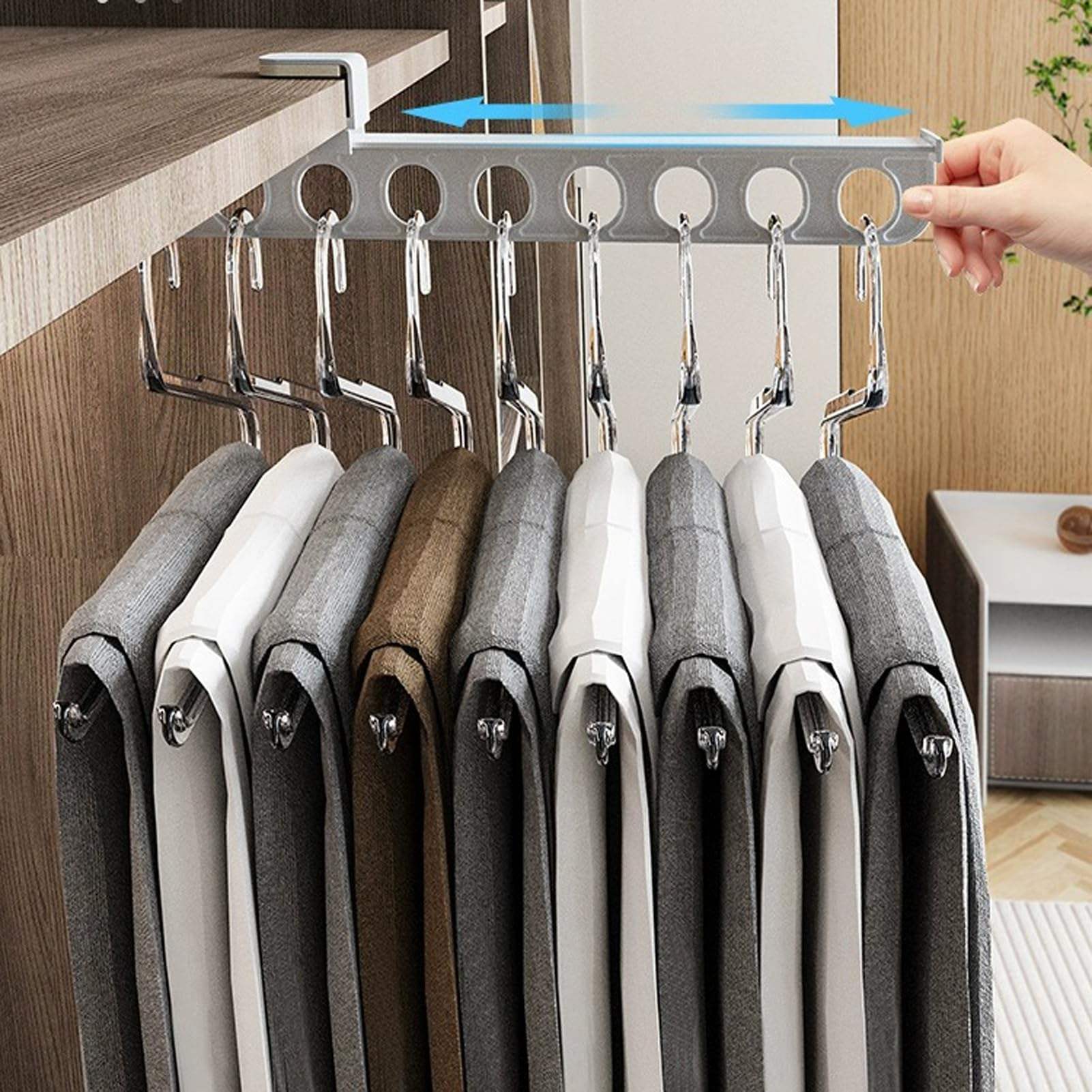 Pull-Out Wardrobe Trouser Rack