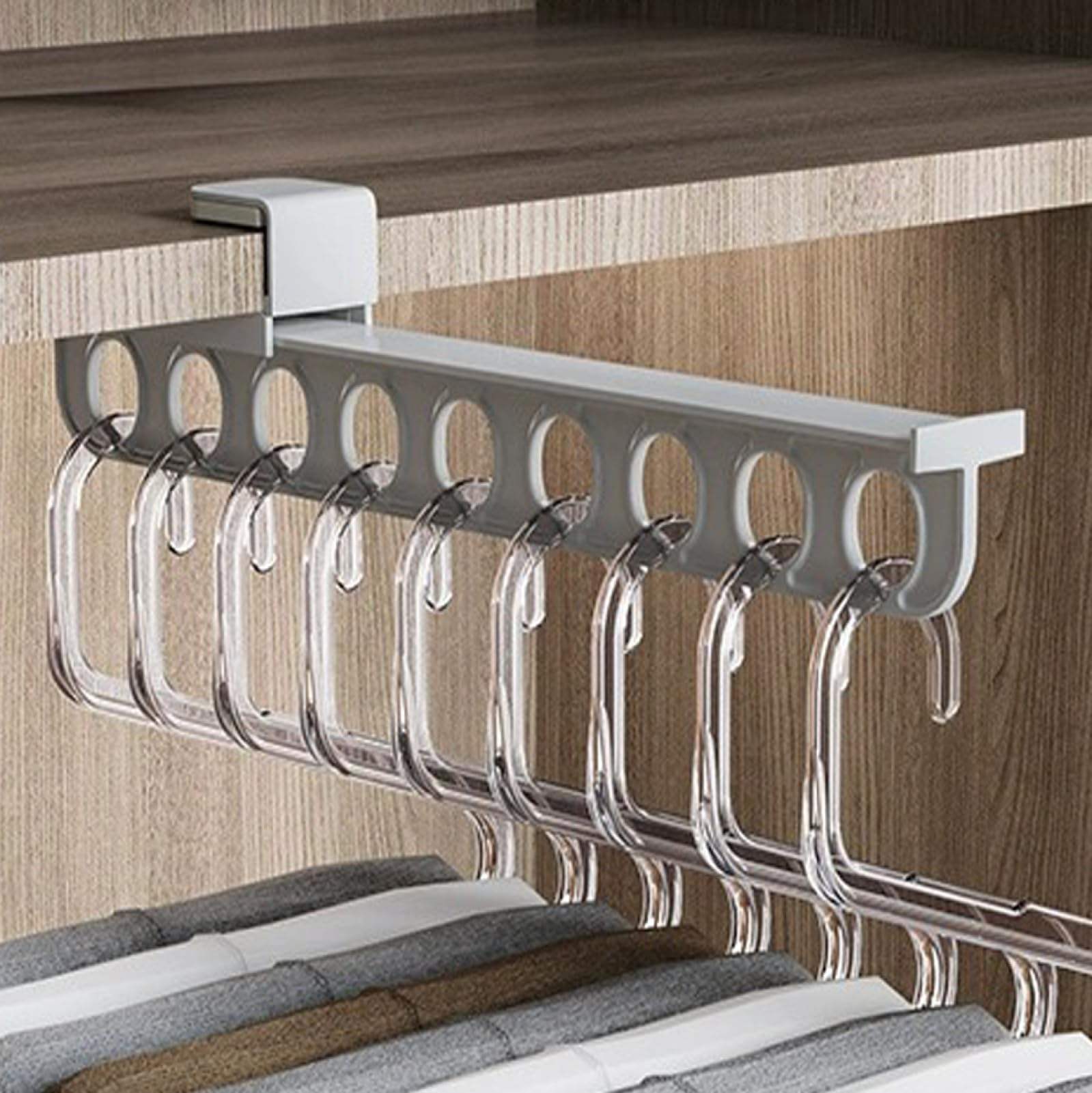 Pull-Out Wardrobe Trouser Rack - Image 2
