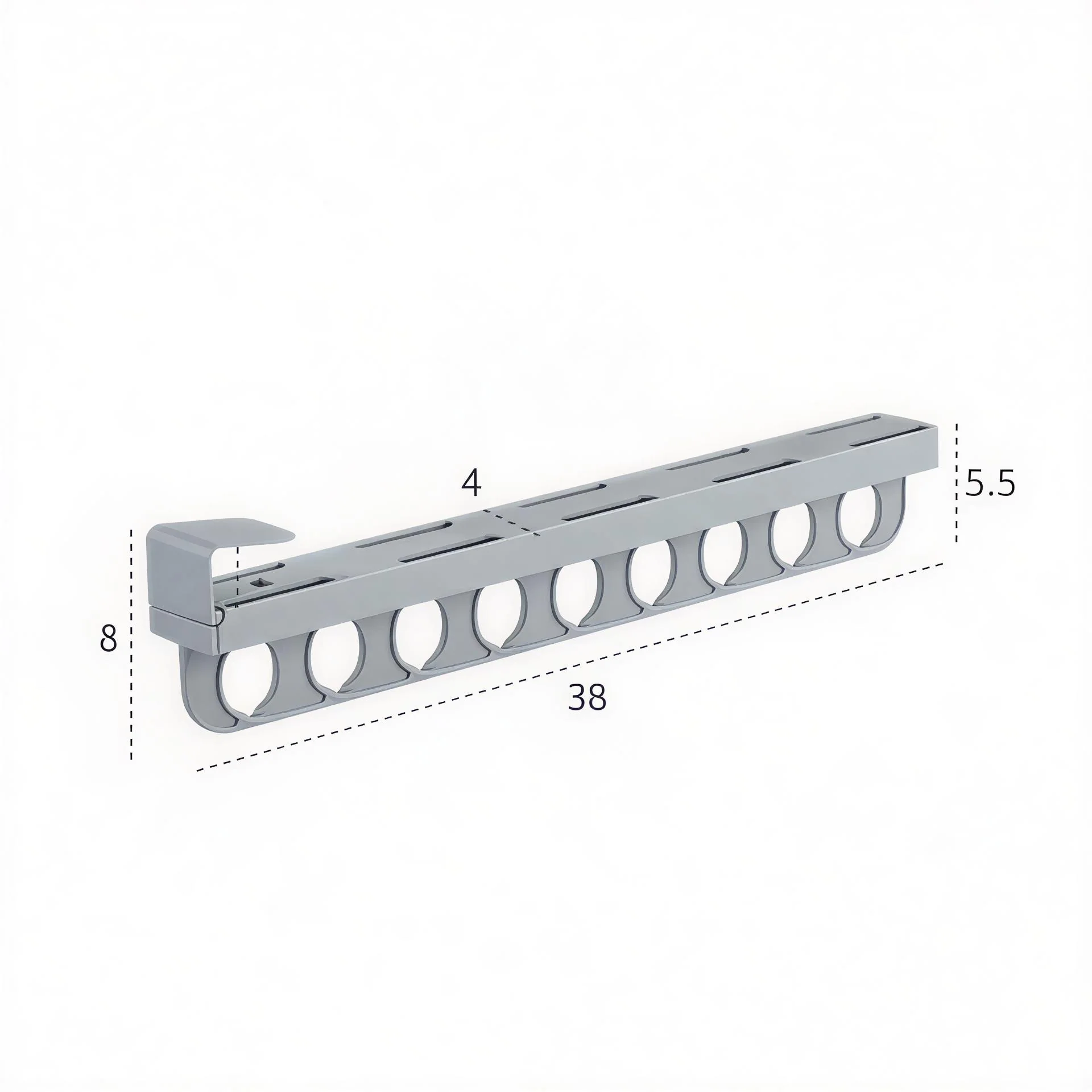 Pull-Out Wardrobe Trouser Rack - Image 6