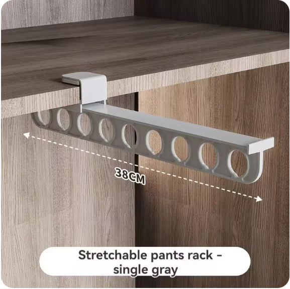 Pull-Out Wardrobe Trouser Rack - Image 7