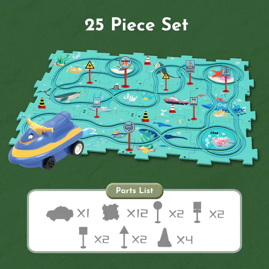PuzzleRacer⢠Kid's Car Track - Image 11