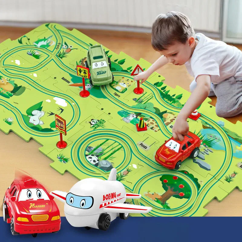 PuzzleRacer⢠Kid's Car Track - Image 4