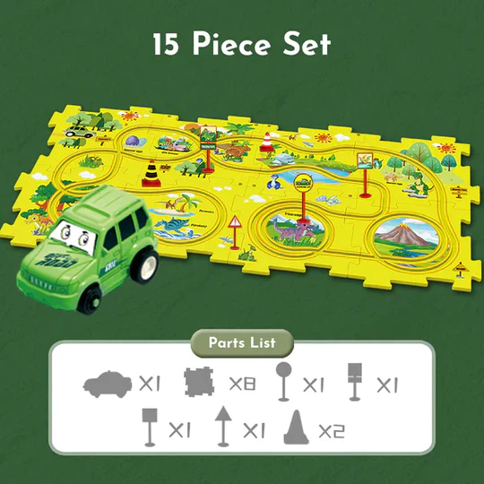 PuzzleRacer⢠Kid's Car Track - Image 5