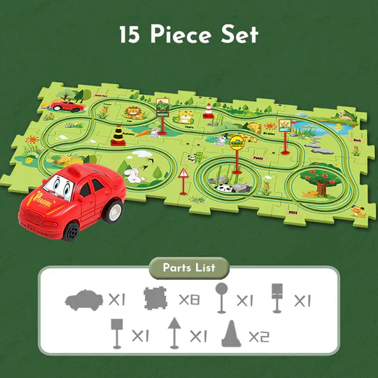 PuzzleRacer⢠Kid's Car Track - Image 6