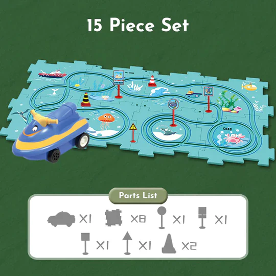 PuzzleRacer⢠Kid's Car Track - Image 7