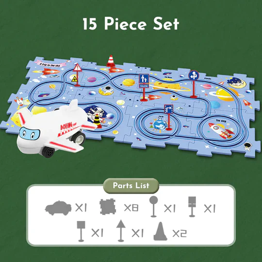 PuzzleRacer⢠Kid's Car Track - Image 8