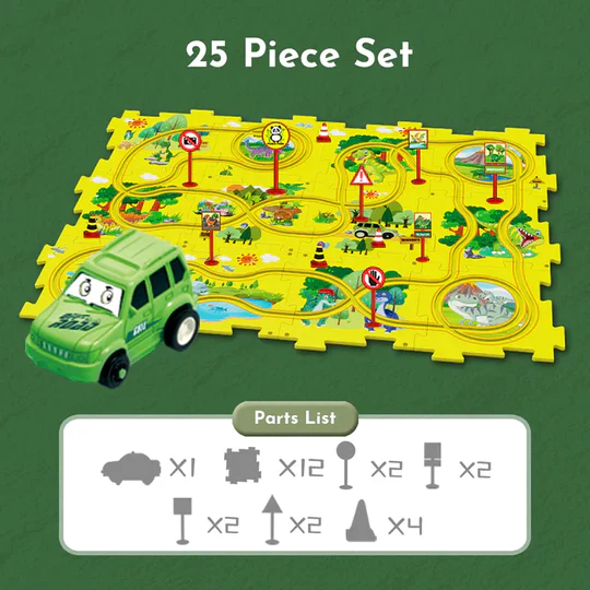 PuzzleRacer⢠Kid's Car Track - Image 9