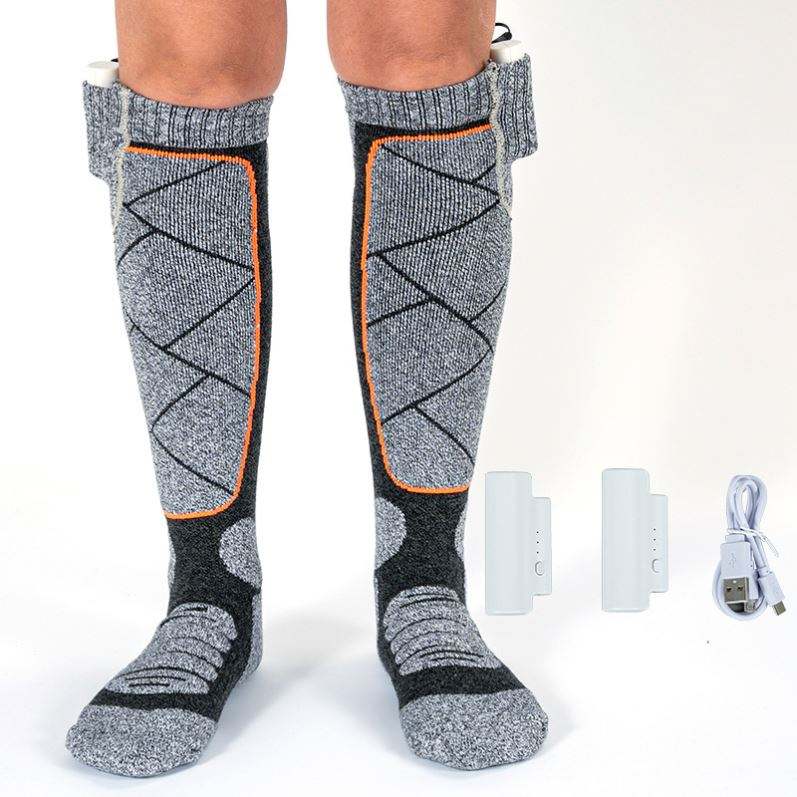 Rechargeable Heated Socks for Outdoor Cold Weather