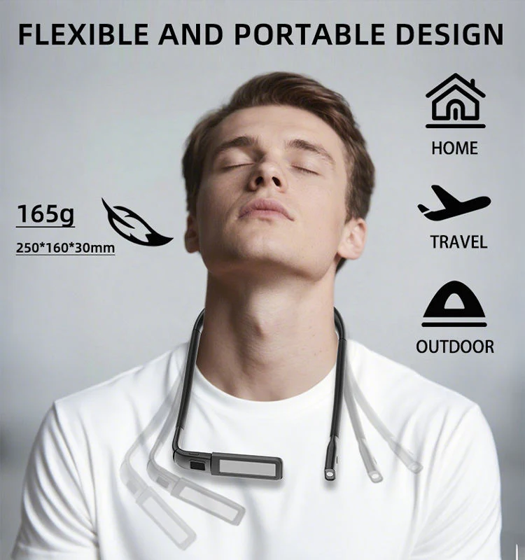 Rechargeable LED Neck Reading Light - Hands-Free Eye Protection Book Light - Image 2