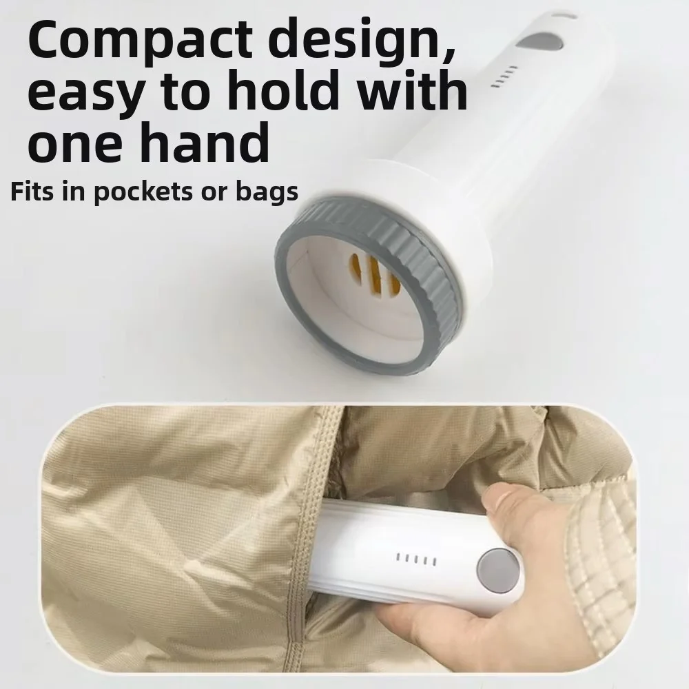Rechargeable Wireless Mini Vacuum Compression Bag Air Pump β USB - Image 3