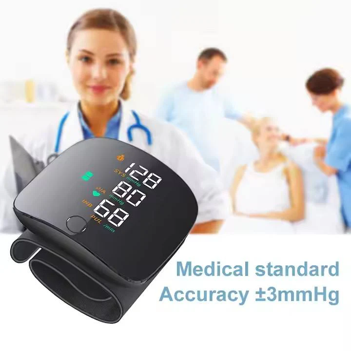 Rechargeable Wrist Blood Pressure Monitor with LED Display - Image 3