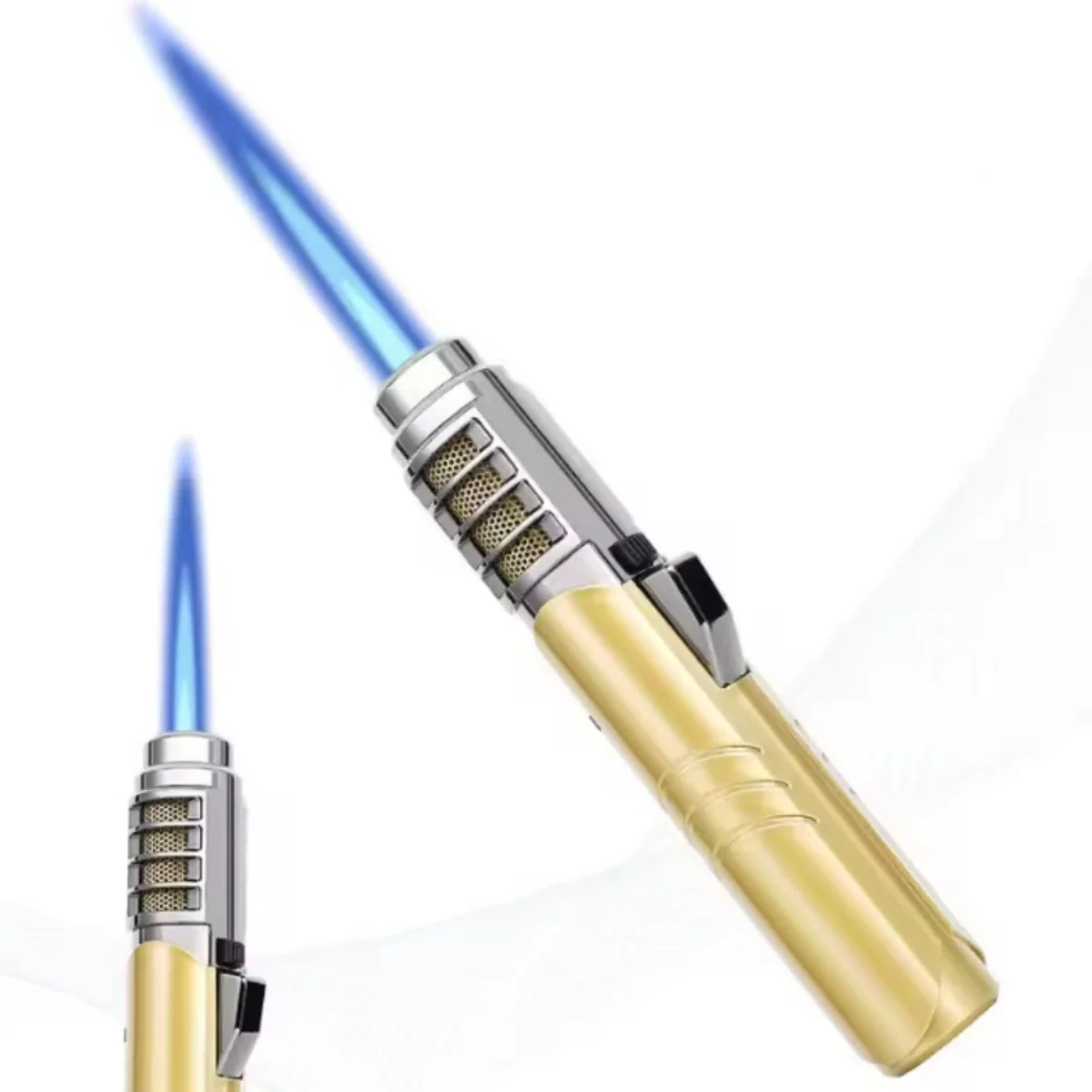 Refillable Butane Jet Torch Lighter (Windproof, Adjustable Flame) - Image 8