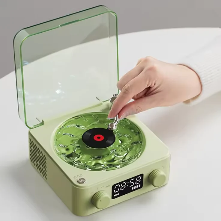 Retro-Style Portable Speaker with White Noise & RGB Light - Image 7