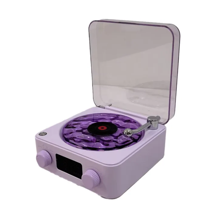 Retro-Style Portable Speaker with White Noise & RGB Light - Image 9