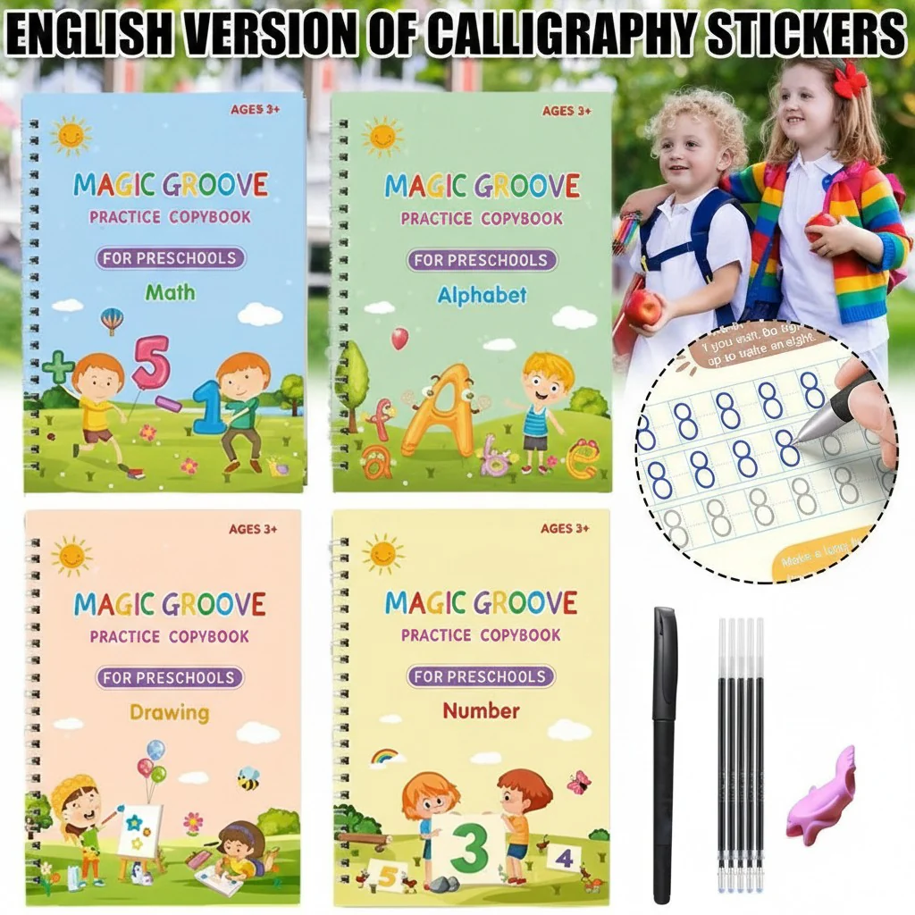 Reusable Magic Groove Workbooks for Kids - Image 2