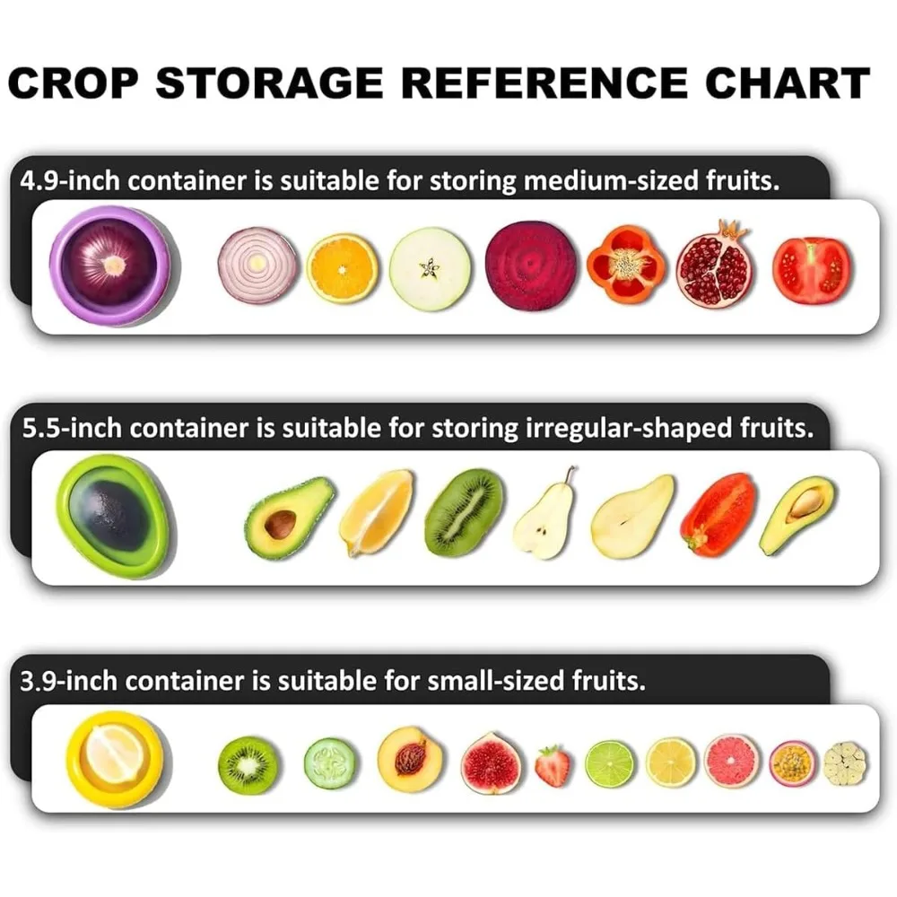 Reusable Fruit & Vegetable Storage Containers for Fridge - Image 7