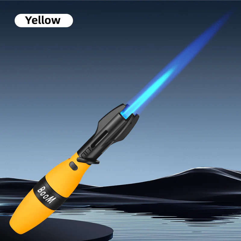 Rocket Torch Lighter – Windproof Blue Flame Butane Torch with Safety Lock & Fidget Spinner Design - Image 12