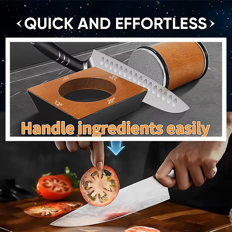 Rolling Knife Sharpener with 5 Angle Base - Image 2