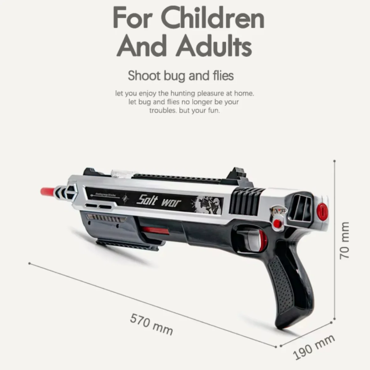 Salt-Powered Fly & Mosquito Bug Control Gun - Image 2