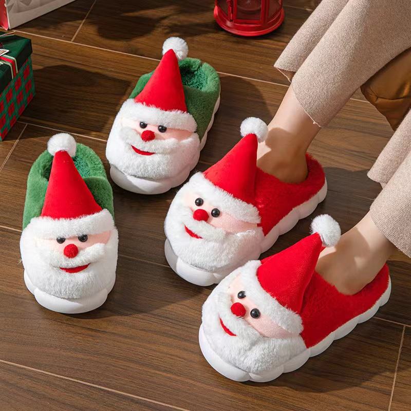 Santa Claus Plush Home Slippers