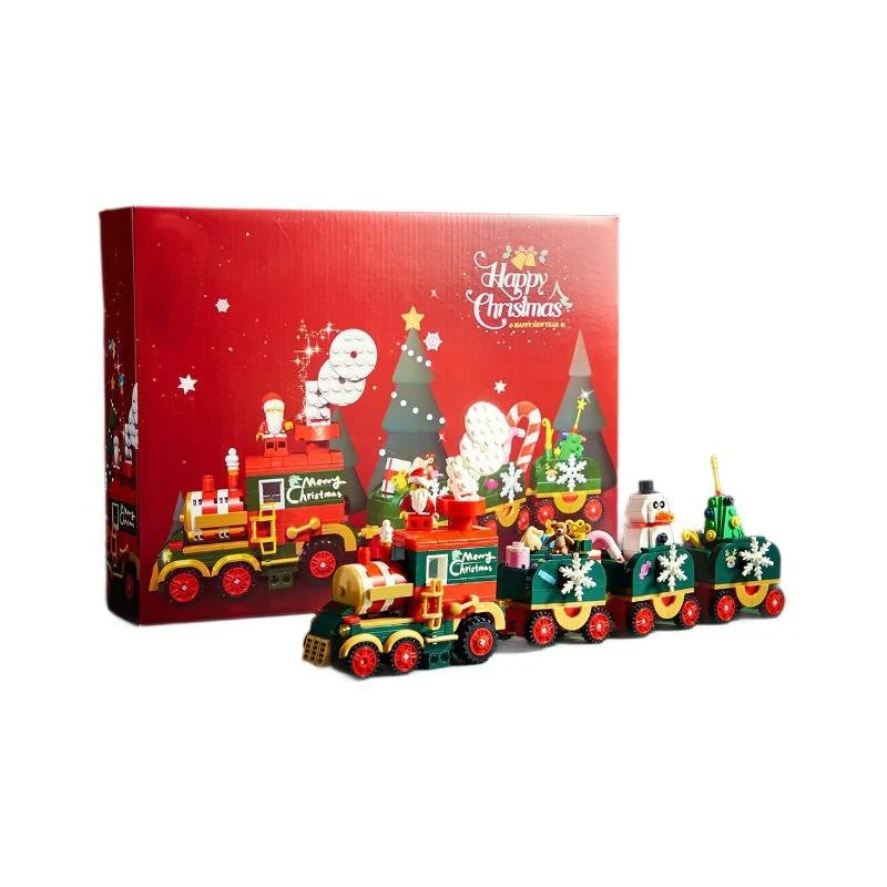Santa Claus Train Building Blocks - Image 2